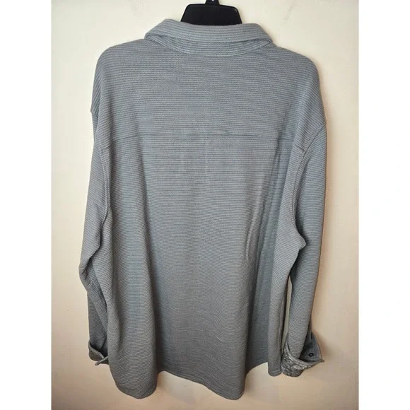 Robert Graham Brunner 2 Classic Fit Slate Blue Textured Long Sleeve 3XL - Picture 4 of 5